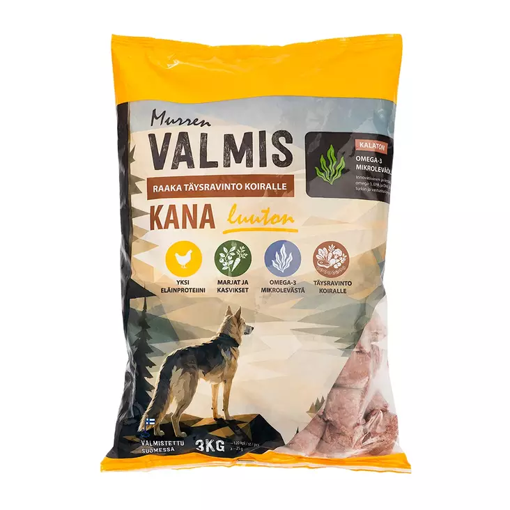 Murren Valmis Kana 3 kg - Raakaruoka Ateriat - 12330 - 1
