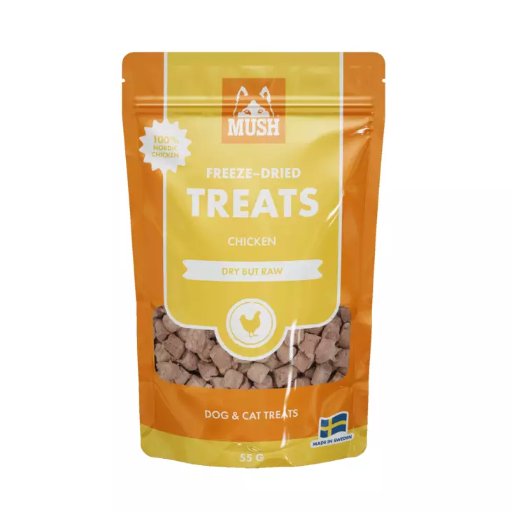 Mush Freeze-Dried Treats Kana - Koiran makupalat ja treeninamit - 13240 - 1