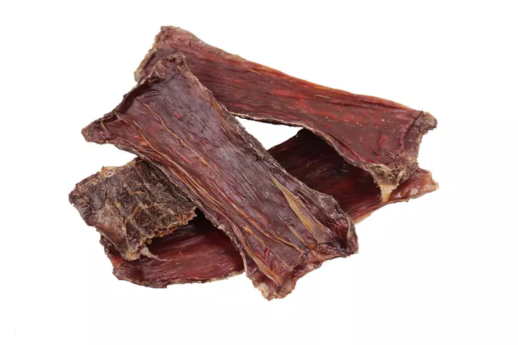 Mush Vainu Naudan Ruokatorvi - Koiran kuivatut lihaherkut - 13360 - 1