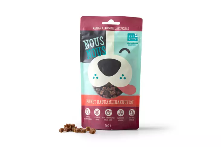 NousNous Naudanlihakuutiot - Koiran makupalat ja treeninamit - 13520 - 1