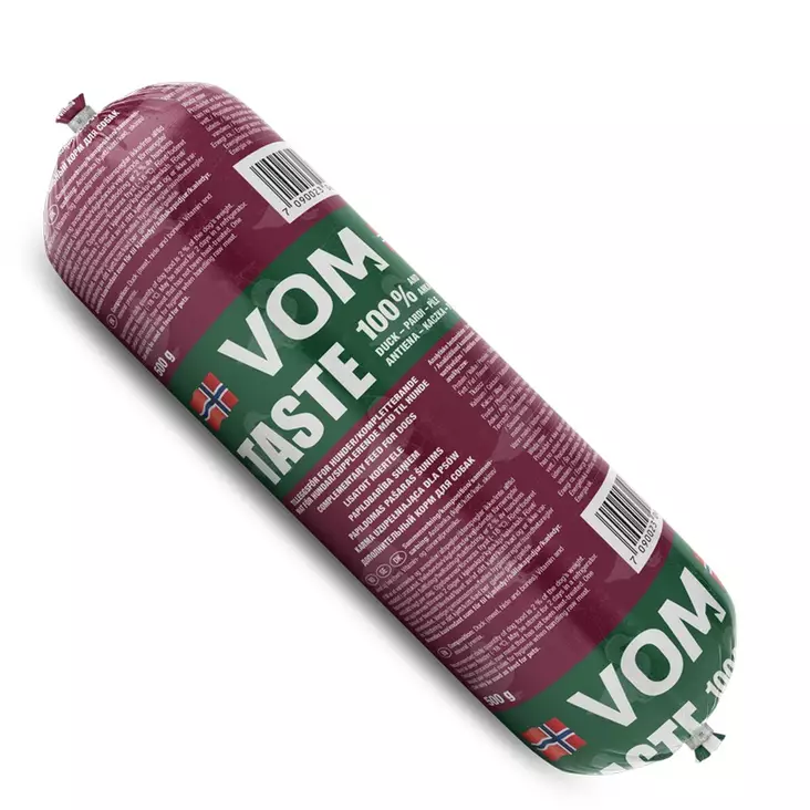 VOM og Hundemat Taste Ankka - Raakaruoka Ateriat - 12410 - 1