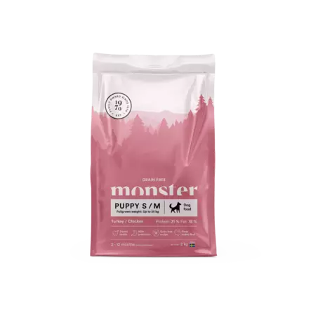 Monster Grain-Free Puppy S/M Koiranpennunruoka - Monster Koiranruoat - 10460-1 - 1