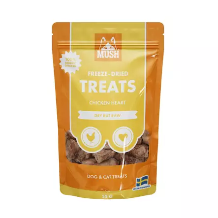 Mush Freeze-Dried Treats Kanan Sydän - Koiran makupalat ja treeninamit - 13241 - 1
