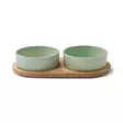 DOG Copenhagen Kronborg Food Bar Mint Green & Oak - Koiran ruoka- ja vesikupit - 19252-1 - 2