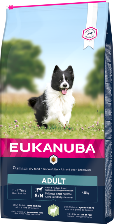 Eukanuba Adult Small & Medium Lamb & Rice Koiranruoka - Eukanuba koiranruoat - 10263-1 - 1