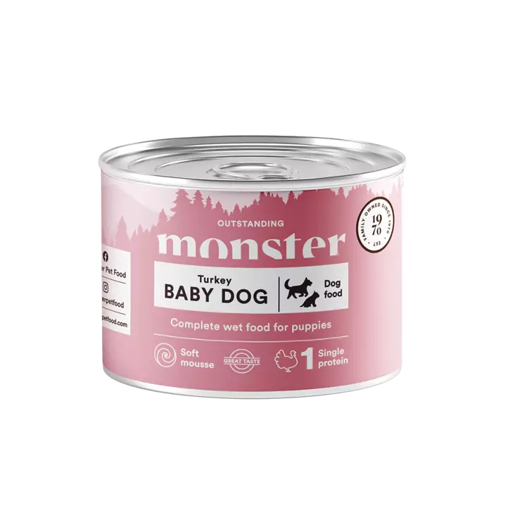 Monster Baby Dog Mousse Koiranpennun Märkäruoka - Koiran märkäruoat ja makkarat - 12621 - 1