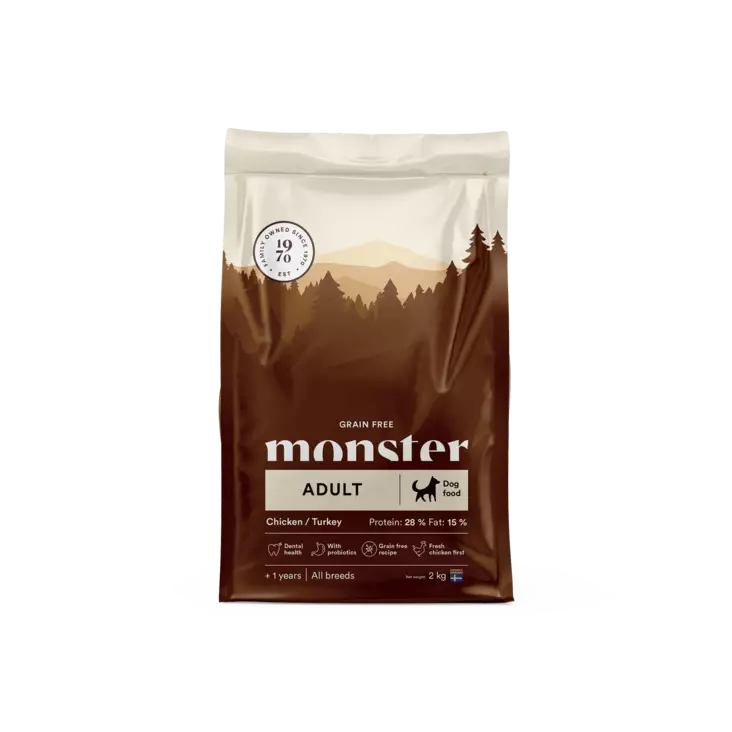 Monster Grain-Free Adult Koiranruoka - Monster Koiranruoat - 10464-1 - 1