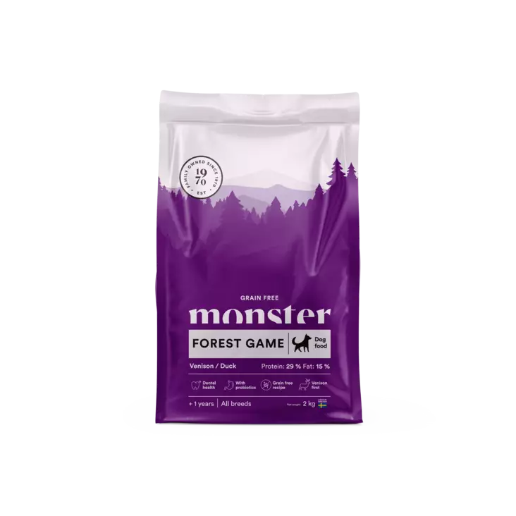 Monster Grain-Free Forest Game Koiranruoka - Monster Koiranruoat - 10466-1 - 1