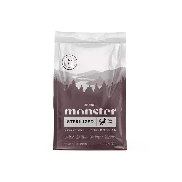 Monster Original Sterilised Koiranruoka - Monster Koiranruoat - 10454-1 - 1
