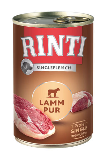 Rinti Single Lammas - Koiran märkäruoat ja makkarat - 12541 - 1