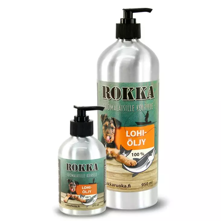 Rokka Lohiöljy Koirille & Kissoille - Koiran ravintoöljyt - 16506-1 - 1