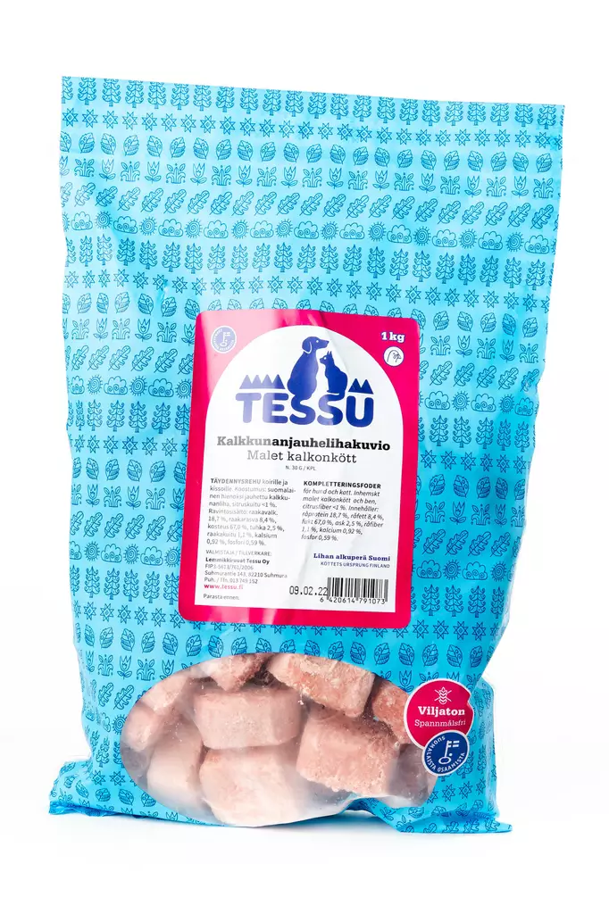 Tessu Kalkkunanjauhelihakuvio - Luuttomat jauhelihat koiralle - 12071 - 1