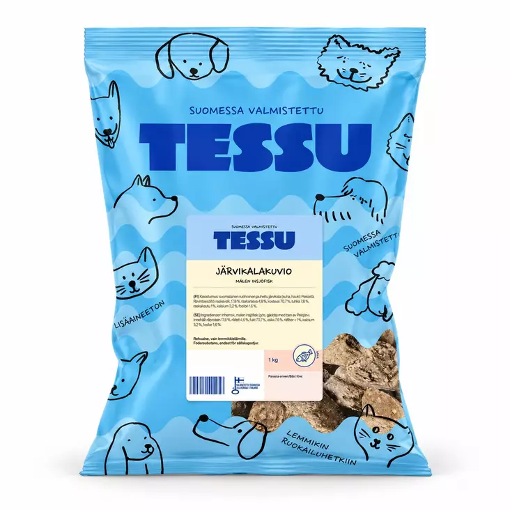 Tessu Järvikalakuvio - Kala - 12051 - 1