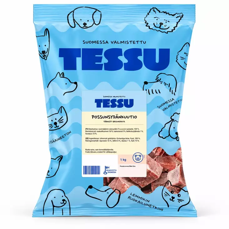 Tessu Possunsydänkuutio - Possu - 12021 - 1