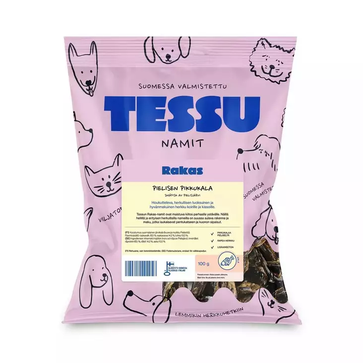 Tessu Rakas Pielisen Pikkukala - Koiran puruluut - 13391 - 1