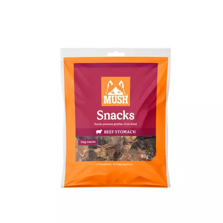 MUSH Snack Naudanmaha - Koiran kuivatut lihaherkut - 13352 - 1