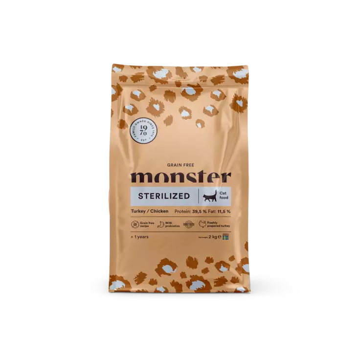 Monster Grain-Free Sterilised Kissanruoka - Monster Kissanruoat - 20092 - 1