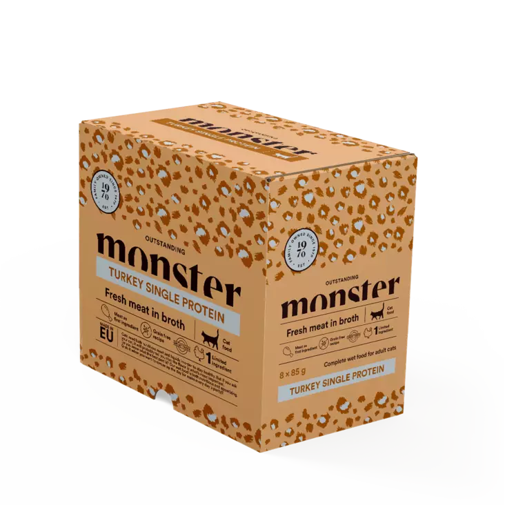 Monster Kalkkuna - Kissan Märkäruoat - 21182 - 1