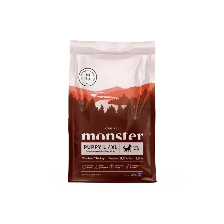 Monster Original Puppy Large Koiranpennunruoka - Monster Koiranruoat - 10451-2 - 1