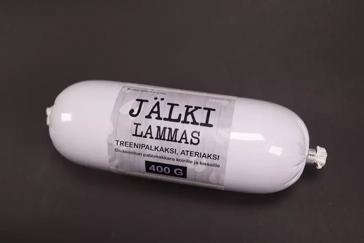 Jälki Lammas-patémakkara 400 g - Koiran makupalat ja treeninamit - 12582 - 1