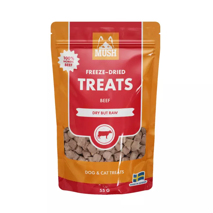Mush Freeze-Dried Treats Nauta - Koiran makupalat ja treeninamit - 13242 - 1