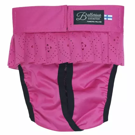 FinNero Ballerina Lace Juoksuhousut Tumma Pinkki - Koirakodin siisteys - 19433 - 1