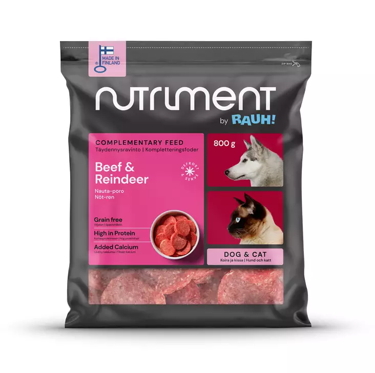 Nutriment by RAUH Nauta-Poro - Raakaruoka-ateriat koiralle - 12263 - 1