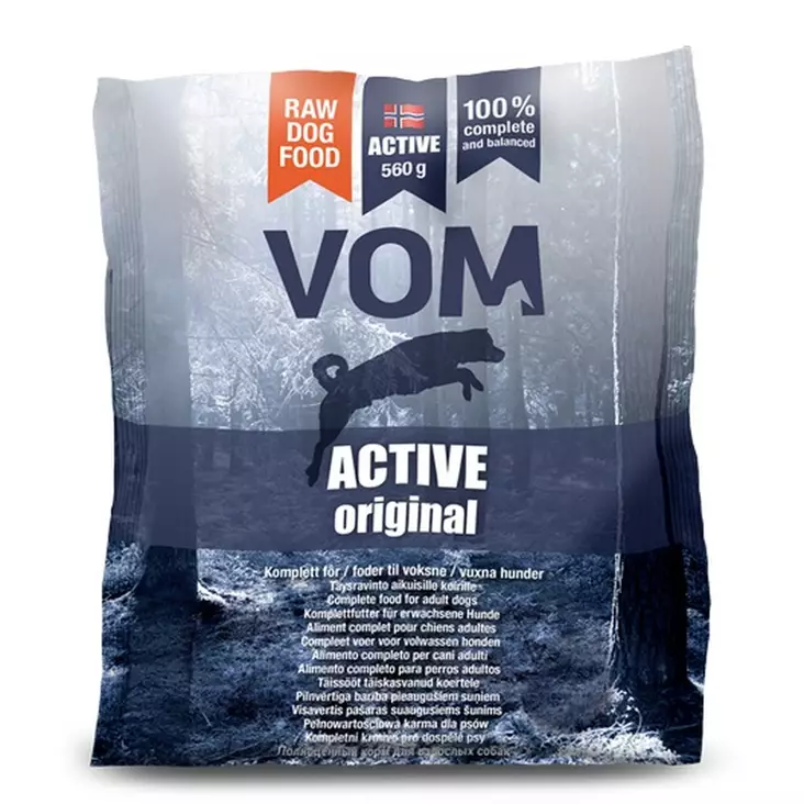 VOM og Hundemat Active Annospullat - Raakaruoka Ateriat - 12403 - 1
