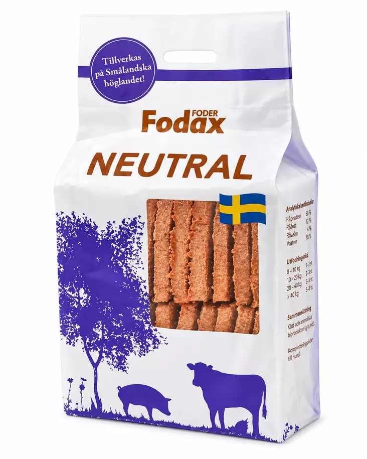 Fodax Neutral 10 kg - Raakaruoka Ateriat - 12343 - 1