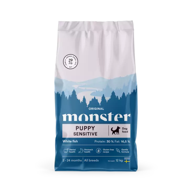 Monster Original Sensitive Puppy - Monster Koiranruoat - 10451-4 - 1