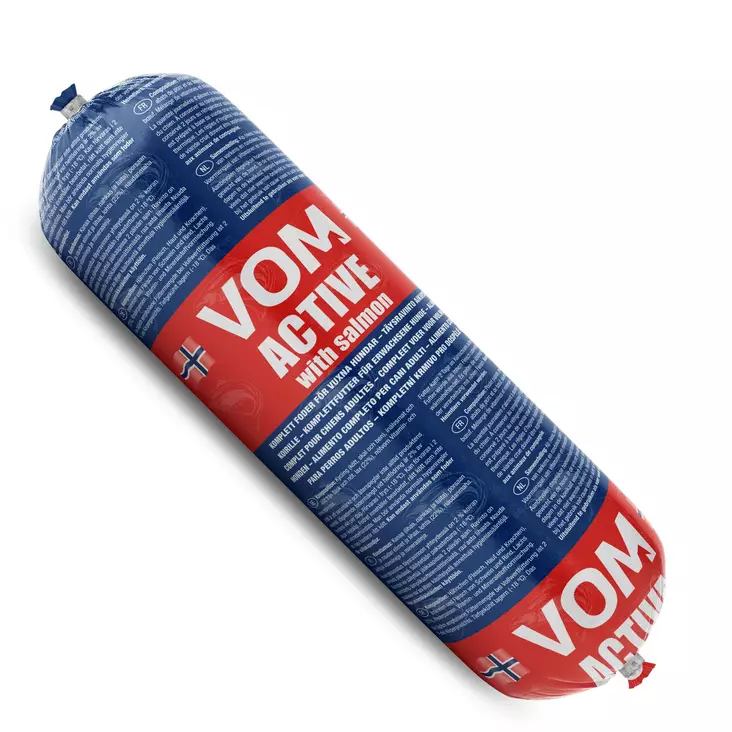 VOM og Hundemat Active With Salmon - Raakaruoka Ateriat - 12404 - 1
