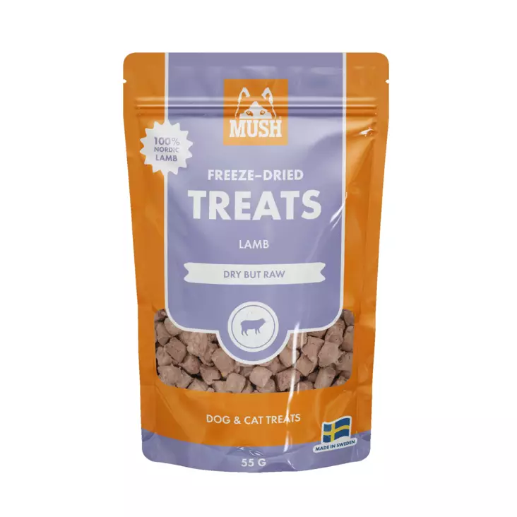 Mush Freeze-Dried Treats Lammas - Koiran makupalat ja treeninamit - 13244 - 1