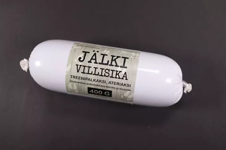 Jälki Villisika-patémakkara 400 g - Koiran makupalat ja treeninamit - 12584 - 1