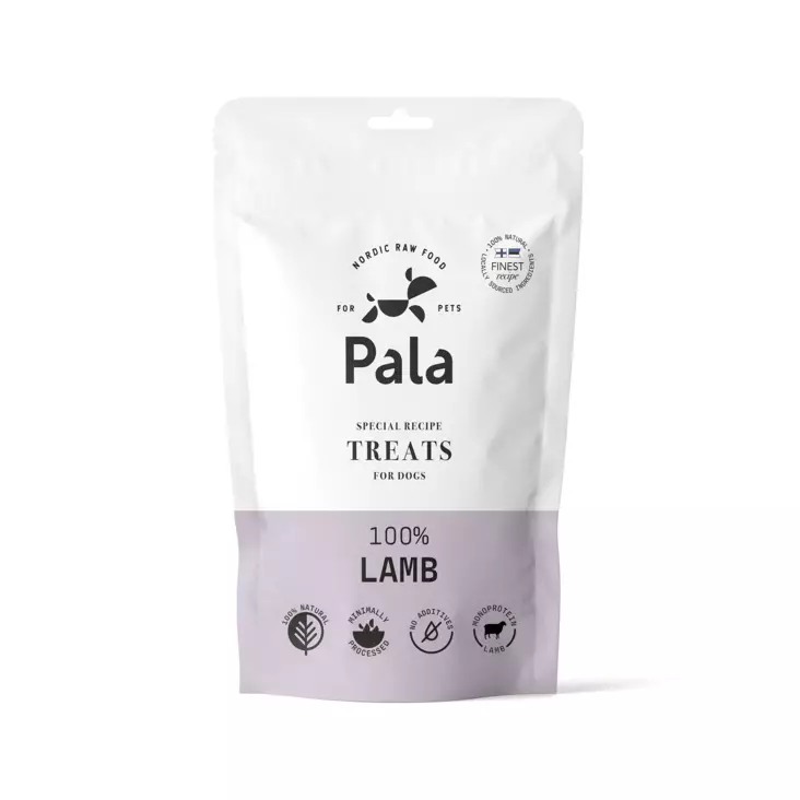Pala Treats 100 % Lamb - Koiran kuivatut lihaherkut - 13364 - 1