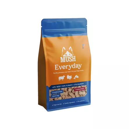 MUSH Freeze-Dried Everyday Blue 400 g - Mush Freeze-Dried koiranruoat - 11025 - 1