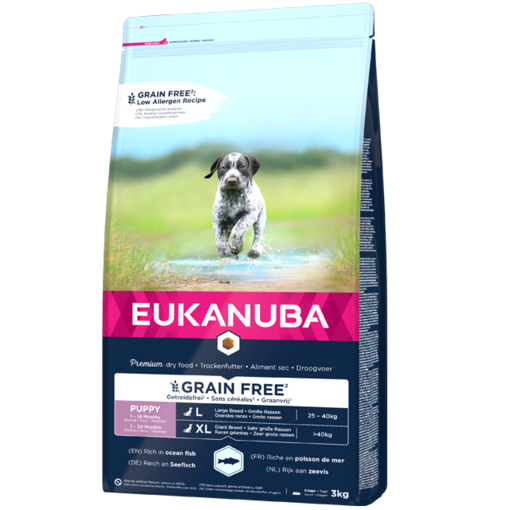 Eukanuba GF Puppy L/XL Ocean Fish 12 kg - Eukanuba koiranruoat - 10295 - 1
