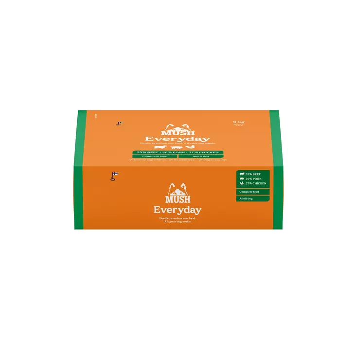 MUSH Everyday Green 9 kg - Raakaruoka Ateriat - 12302-5 - 1