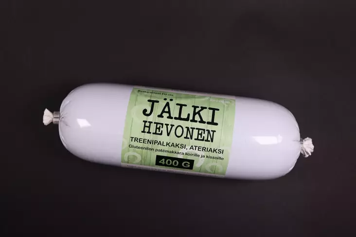 Jälki Hevonen-patémakkara 400 g - Koiran makupalat ja treeninamit - 12585 - 1