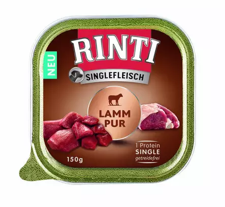 Rinti Pur Lammas 150 g - Koiran märkäruoat ja makkarat - 12526 - 1