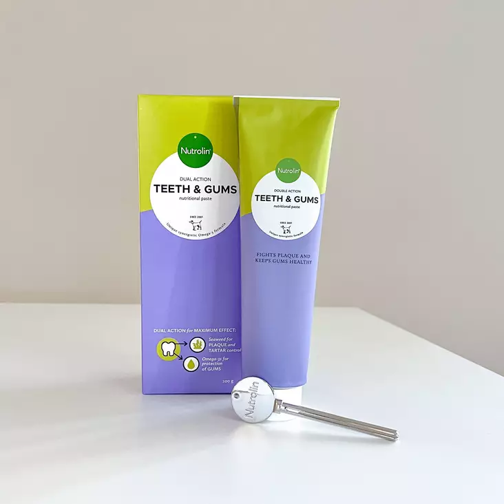 Nutrolin Teeth & Gums -tahna - Koiran ravintoöljyt - 16516 - 1