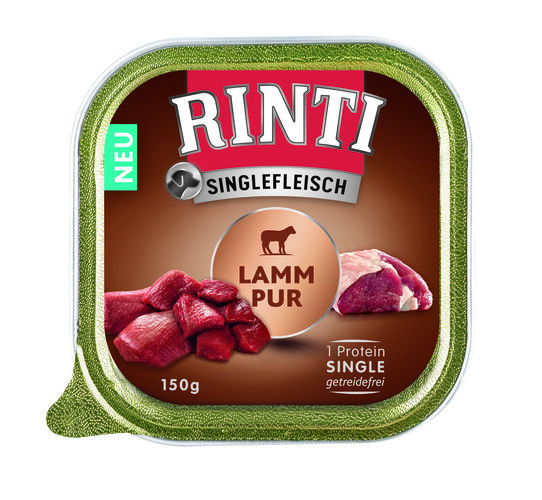 Rinti Pur Lammas 150 g - Koiran märkäruoat ja makkarat - 12526 - 1
