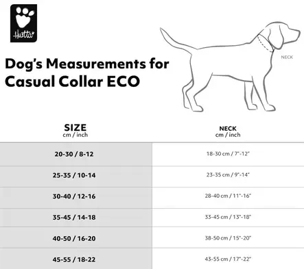 Hurra Eco Casual Panta Rubiini - Koiran pannat - 15007 - 2