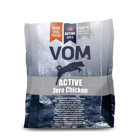 VOM Active Zero Chicken 560 g - Raakaruoka Ateriat - 12417 - 1