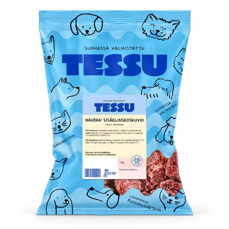 Tessu Naudan Sisäelinseoskuvio - Nauta - 12037 - 1