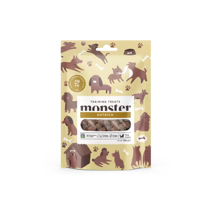 Monster Koulutusnami Kana-Strutsi - Koiran makupalat ja treeninamit - 13228 - 1