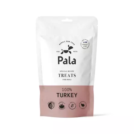 Pala Treats 100 % Turkey - Koiran kuivatut lihaherkut - 13369 - 1