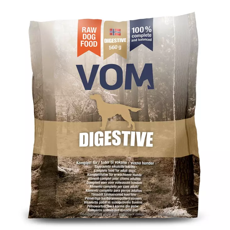 VOM og Hundemat Digestive Lihapullat - Raakaruoka Ateriat - 12409 - 1