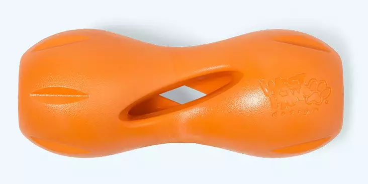 West Paw Puzzle Qwizl Aktivointilelu Oranssi - Koiran aktivointilelut ja älypelit - 14139 - 1